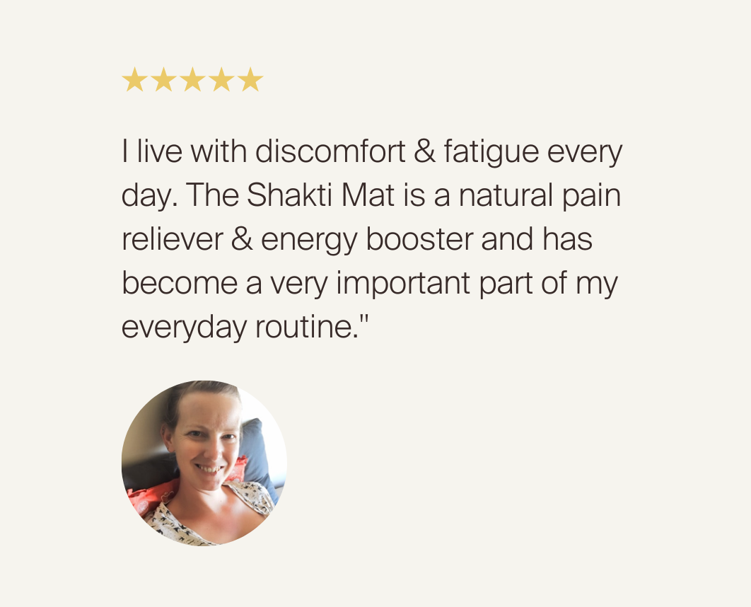 Shakti Mat - This is what it looks like after you 'peel, shakti mat 